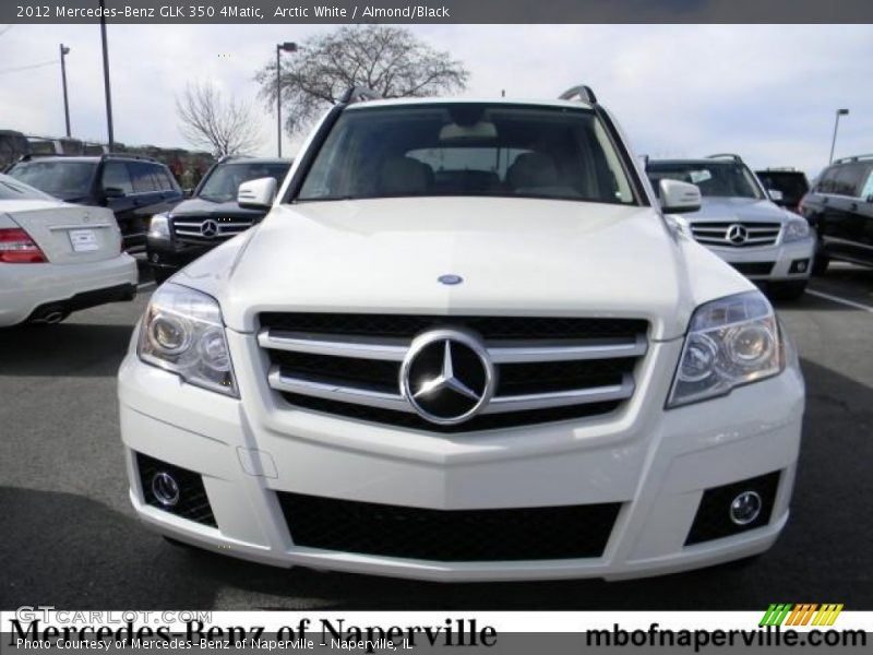 Arctic White / Almond/Black 2012 Mercedes-Benz GLK 350 4Matic