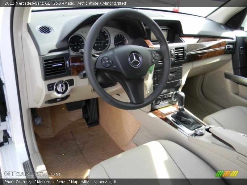 Arctic White / Almond/Black 2012 Mercedes-Benz GLK 350 4Matic