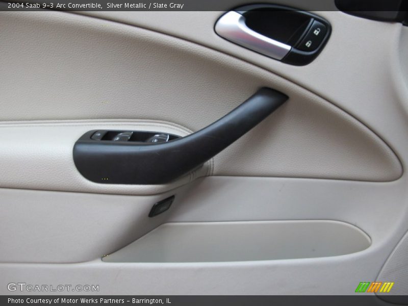 Silver Metallic / Slate Gray 2004 Saab 9-3 Arc Convertible