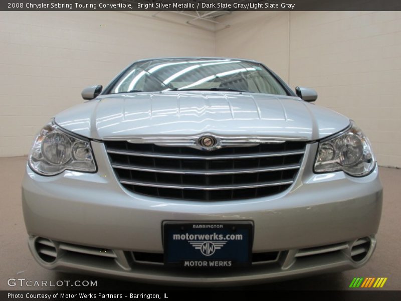 Bright Silver Metallic / Dark Slate Gray/Light Slate Gray 2008 Chrysler Sebring Touring Convertible