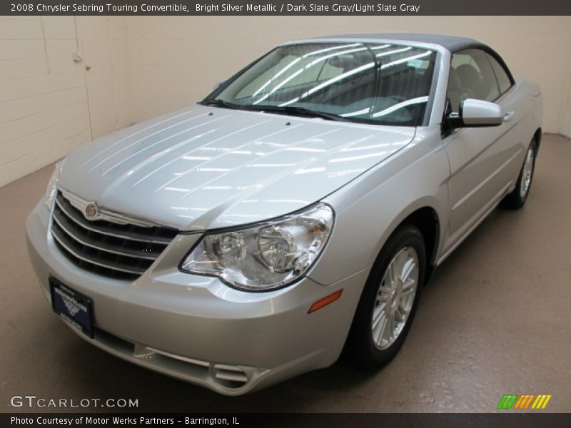 Bright Silver Metallic / Dark Slate Gray/Light Slate Gray 2008 Chrysler Sebring Touring Convertible