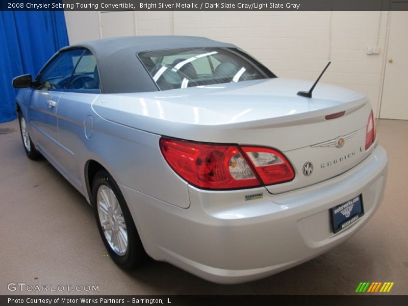 Bright Silver Metallic / Dark Slate Gray/Light Slate Gray 2008 Chrysler Sebring Touring Convertible
