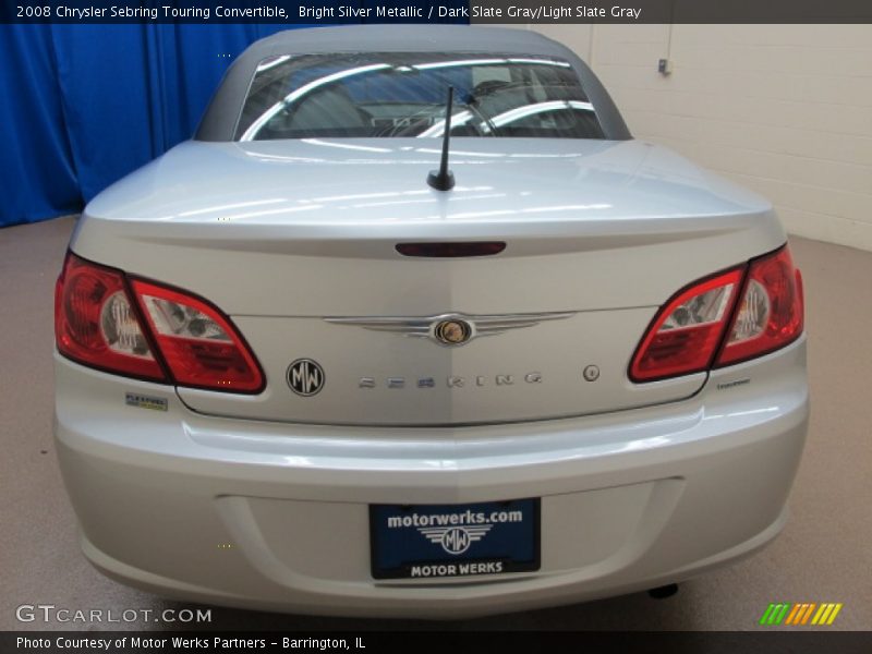 Bright Silver Metallic / Dark Slate Gray/Light Slate Gray 2008 Chrysler Sebring Touring Convertible