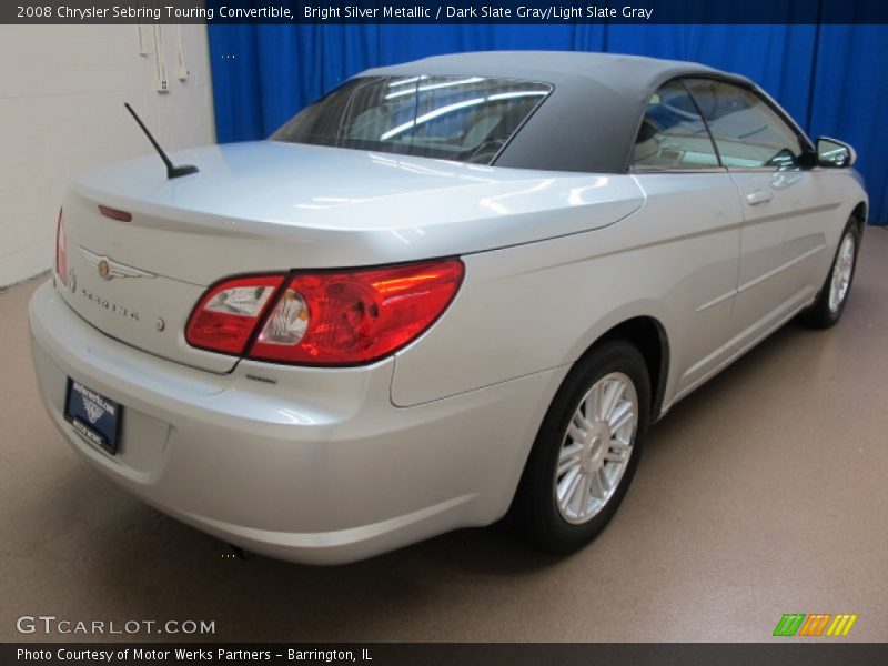 Bright Silver Metallic / Dark Slate Gray/Light Slate Gray 2008 Chrysler Sebring Touring Convertible