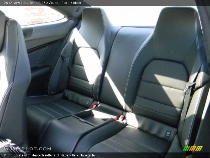 Black / Black 2012 Mercedes-Benz C 250 Coupe