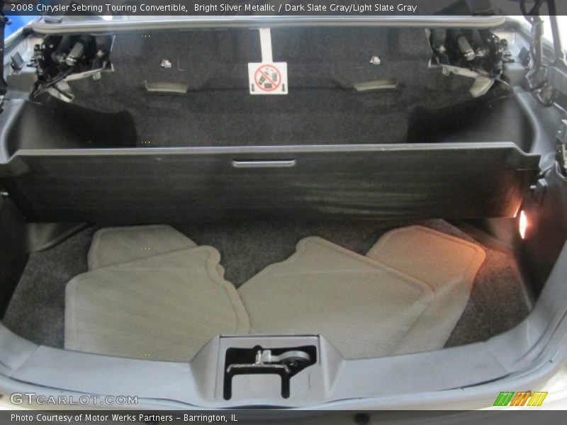 Bright Silver Metallic / Dark Slate Gray/Light Slate Gray 2008 Chrysler Sebring Touring Convertible