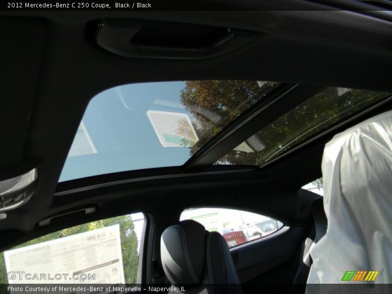 Black / Black 2012 Mercedes-Benz C 250 Coupe