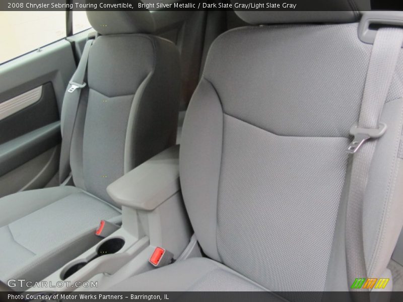Bright Silver Metallic / Dark Slate Gray/Light Slate Gray 2008 Chrysler Sebring Touring Convertible