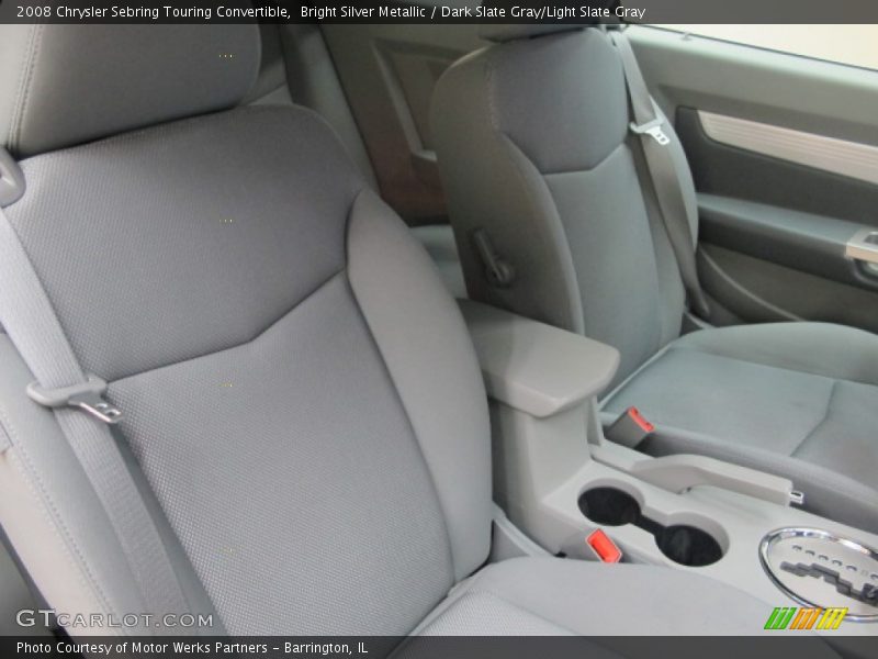 Bright Silver Metallic / Dark Slate Gray/Light Slate Gray 2008 Chrysler Sebring Touring Convertible