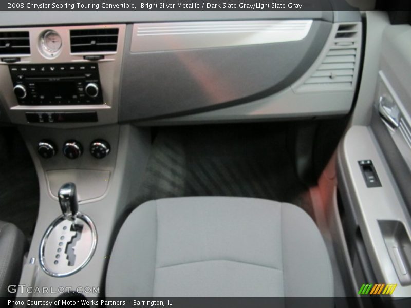 Bright Silver Metallic / Dark Slate Gray/Light Slate Gray 2008 Chrysler Sebring Touring Convertible