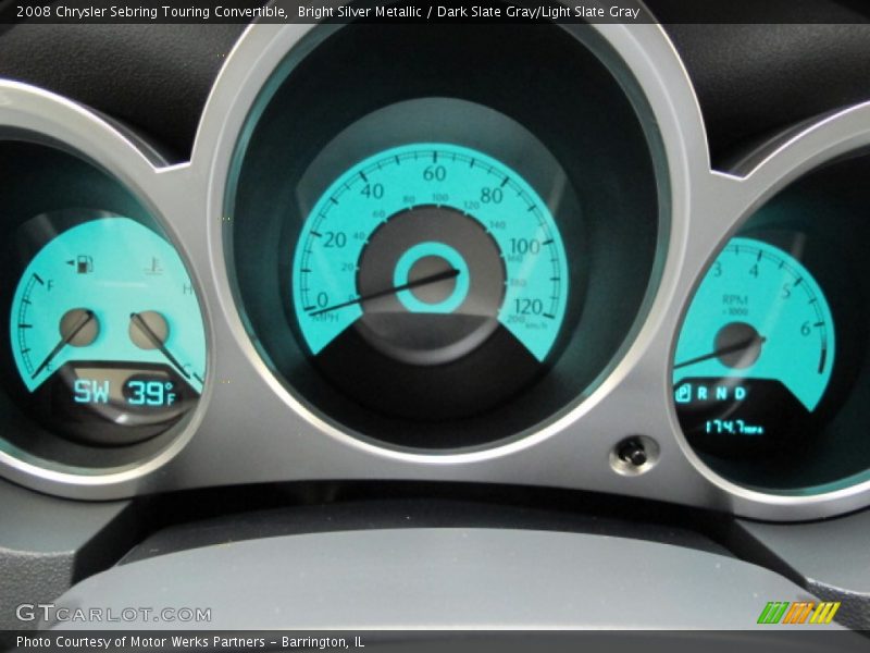  2008 Sebring Touring Convertible Touring Convertible Gauges