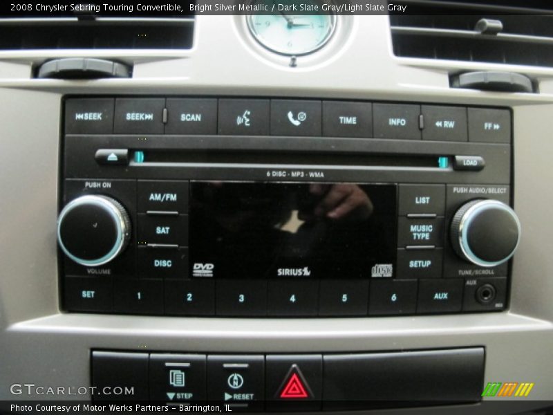 Audio System of 2008 Sebring Touring Convertible