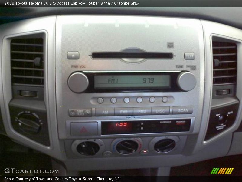 Super White / Graphite Gray 2008 Toyota Tacoma V6 SR5 Access Cab 4x4