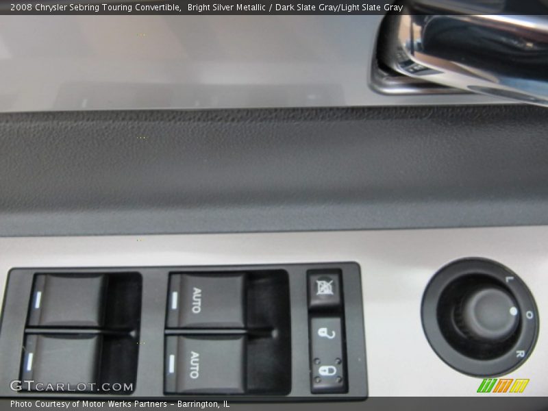 Bright Silver Metallic / Dark Slate Gray/Light Slate Gray 2008 Chrysler Sebring Touring Convertible