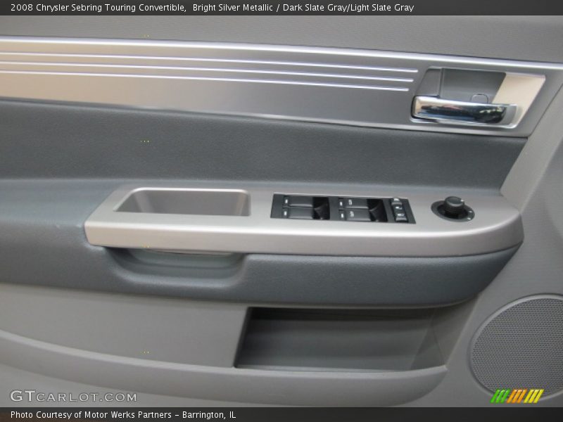 Bright Silver Metallic / Dark Slate Gray/Light Slate Gray 2008 Chrysler Sebring Touring Convertible