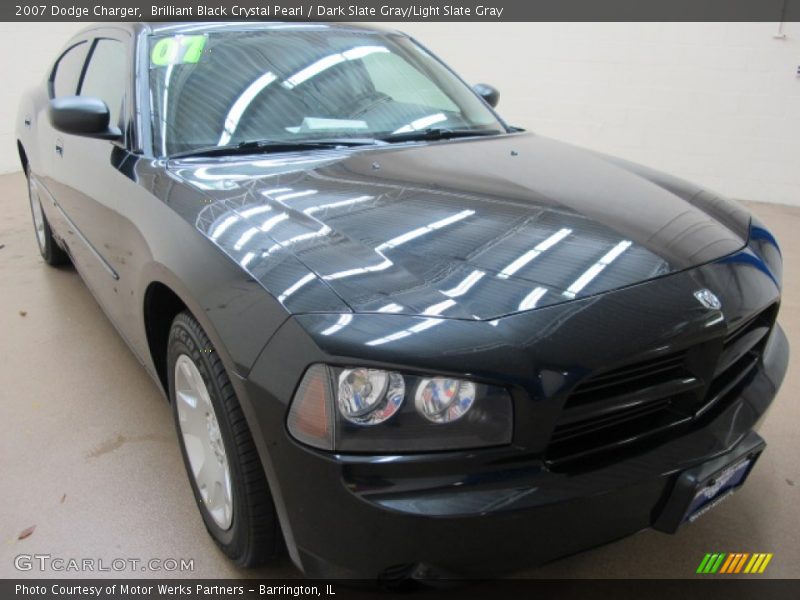 Brilliant Black Crystal Pearl / Dark Slate Gray/Light Slate Gray 2007 Dodge Charger