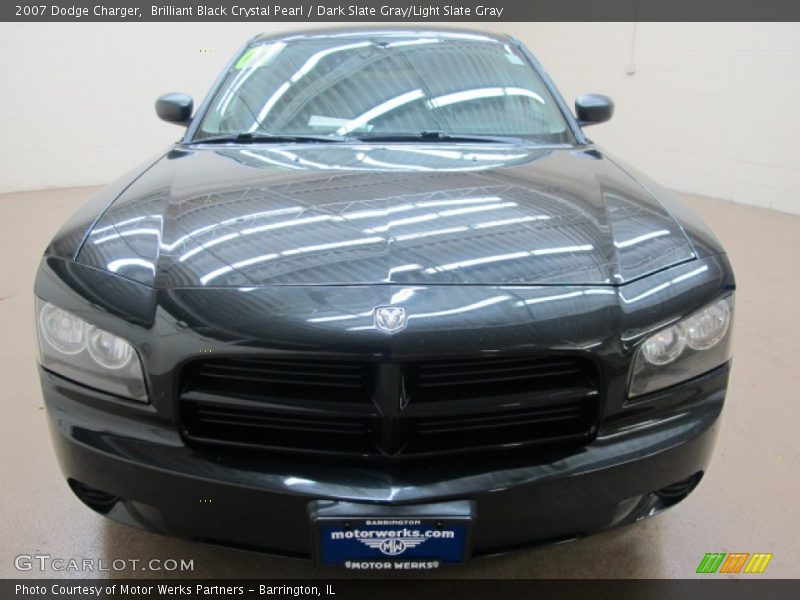 Brilliant Black Crystal Pearl / Dark Slate Gray/Light Slate Gray 2007 Dodge Charger