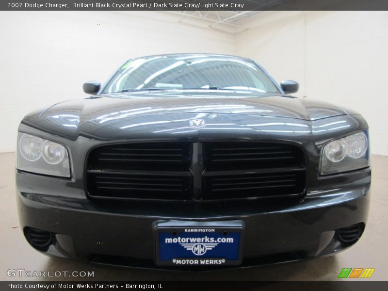 Brilliant Black Crystal Pearl / Dark Slate Gray/Light Slate Gray 2007 Dodge Charger