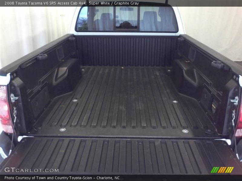 Super White / Graphite Gray 2008 Toyota Tacoma V6 SR5 Access Cab 4x4