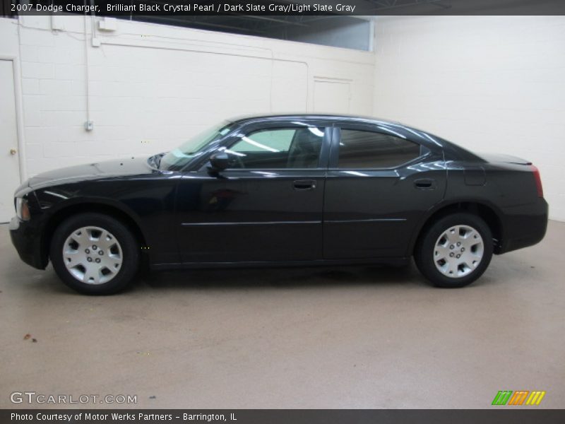 Brilliant Black Crystal Pearl / Dark Slate Gray/Light Slate Gray 2007 Dodge Charger