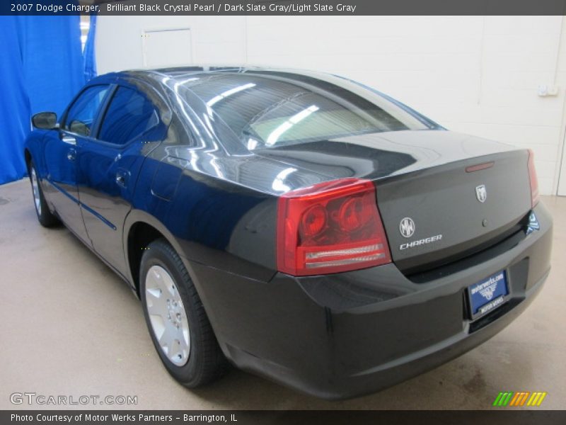 Brilliant Black Crystal Pearl / Dark Slate Gray/Light Slate Gray 2007 Dodge Charger