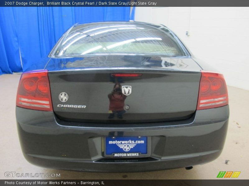 Brilliant Black Crystal Pearl / Dark Slate Gray/Light Slate Gray 2007 Dodge Charger