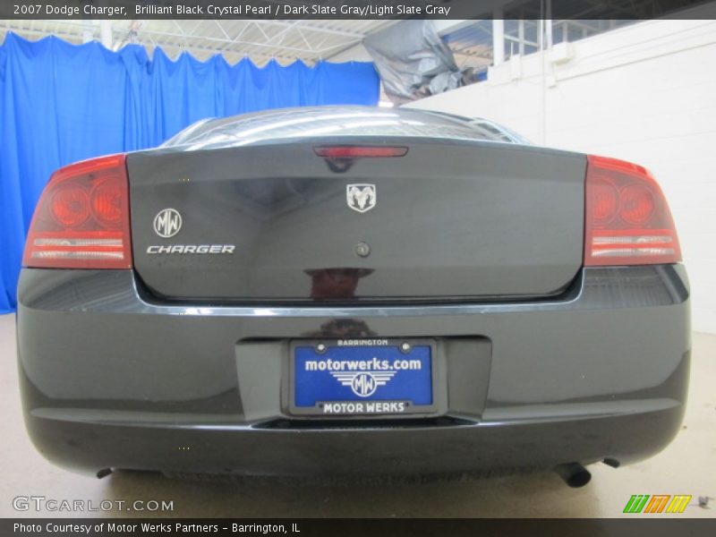 Brilliant Black Crystal Pearl / Dark Slate Gray/Light Slate Gray 2007 Dodge Charger