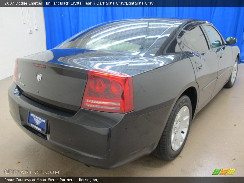 Brilliant Black Crystal Pearl / Dark Slate Gray/Light Slate Gray 2007 Dodge Charger