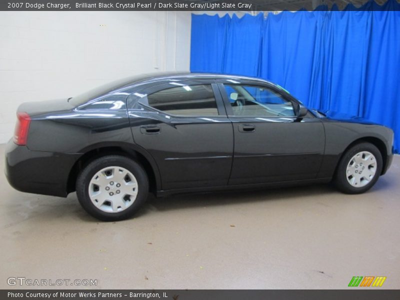 Brilliant Black Crystal Pearl / Dark Slate Gray/Light Slate Gray 2007 Dodge Charger