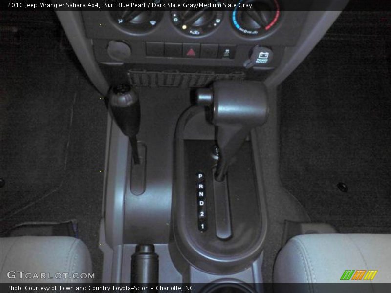 Surf Blue Pearl / Dark Slate Gray/Medium Slate Gray 2010 Jeep Wrangler Sahara 4x4