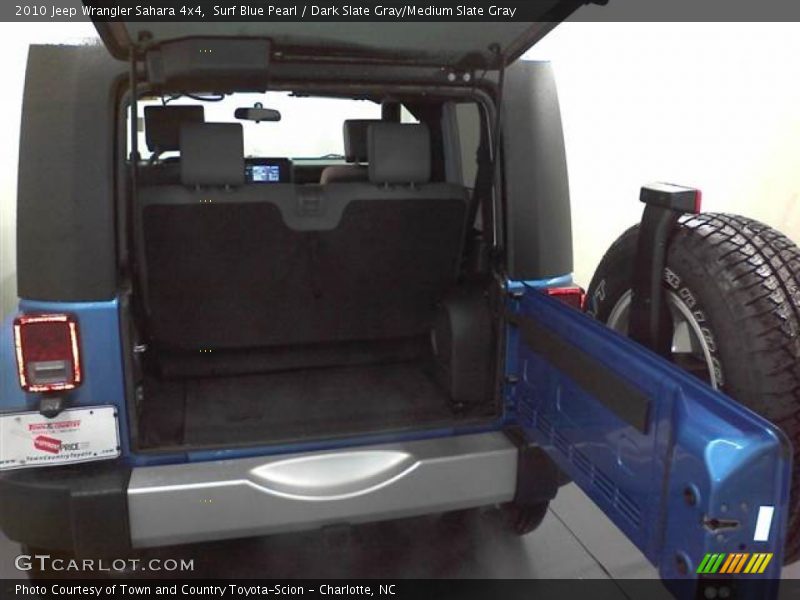 Surf Blue Pearl / Dark Slate Gray/Medium Slate Gray 2010 Jeep Wrangler Sahara 4x4