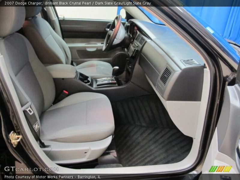 Brilliant Black Crystal Pearl / Dark Slate Gray/Light Slate Gray 2007 Dodge Charger
