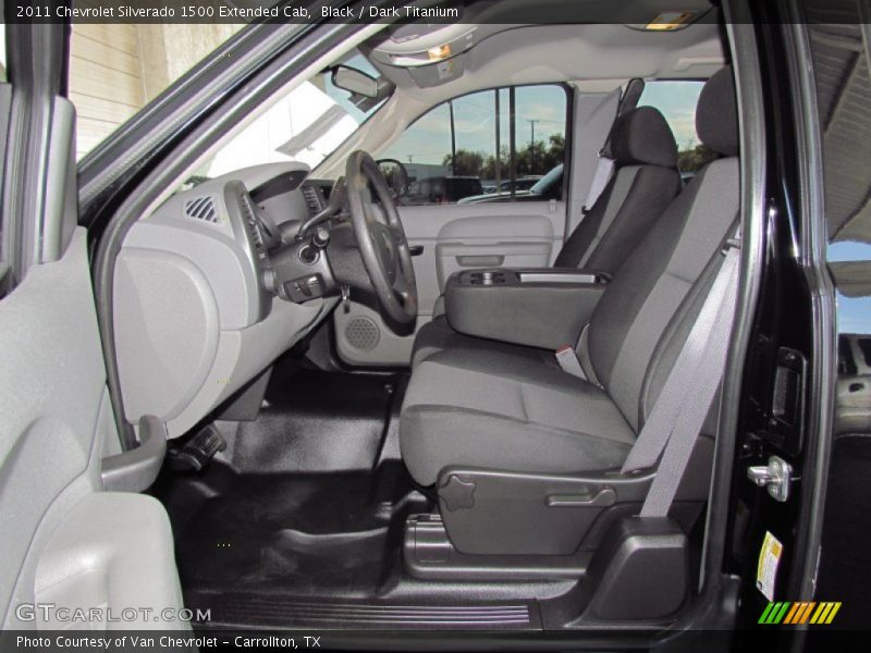 Black / Dark Titanium 2011 Chevrolet Silverado 1500 Extended Cab