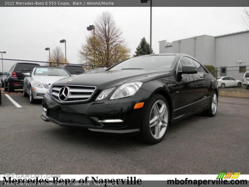 Black / Almond/Mocha 2012 Mercedes-Benz E 550 Coupe