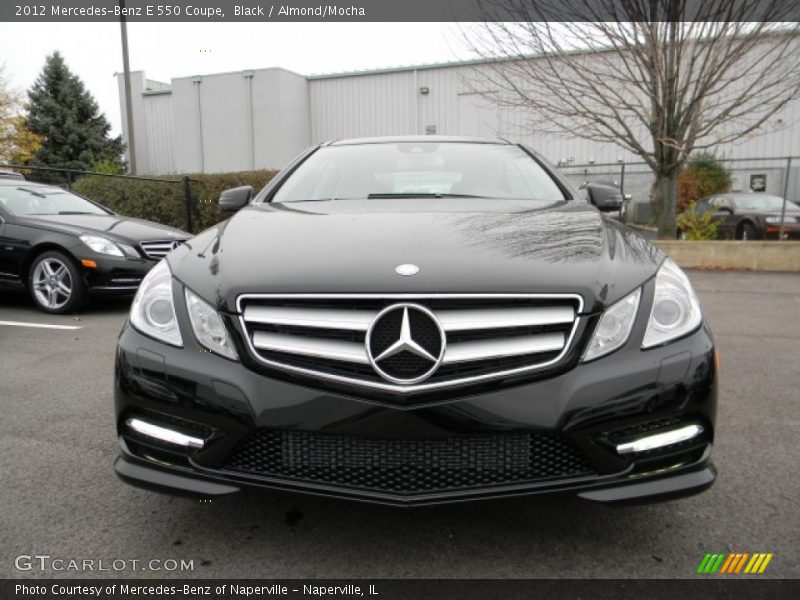 Black / Almond/Mocha 2012 Mercedes-Benz E 550 Coupe