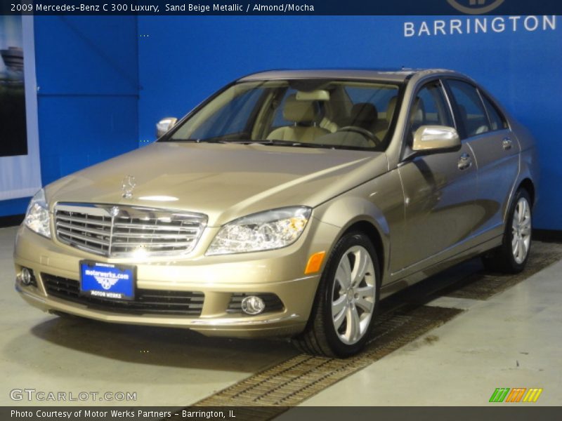 Sand Beige Metallic / Almond/Mocha 2009 Mercedes-Benz C 300 Luxury