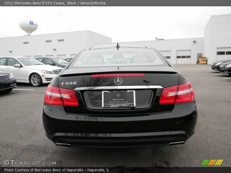 Black / Almond/Mocha 2012 Mercedes-Benz E 550 Coupe