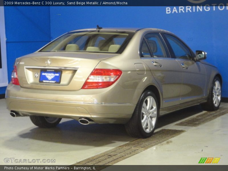 Sand Beige Metallic / Almond/Mocha 2009 Mercedes-Benz C 300 Luxury
