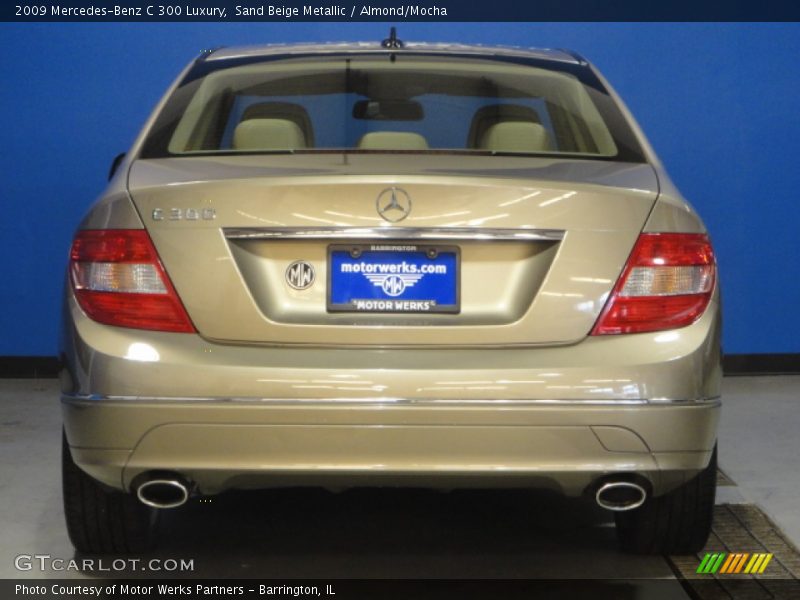 Sand Beige Metallic / Almond/Mocha 2009 Mercedes-Benz C 300 Luxury