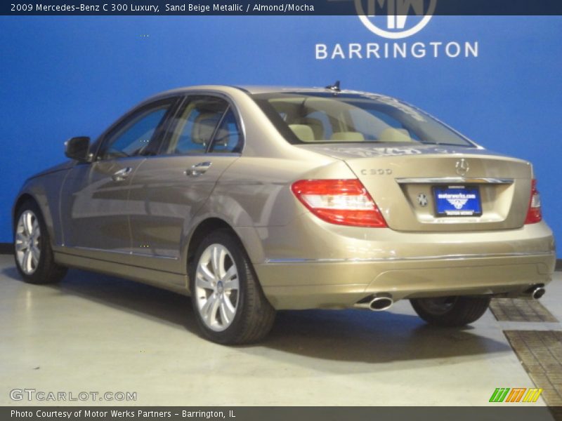 Sand Beige Metallic / Almond/Mocha 2009 Mercedes-Benz C 300 Luxury