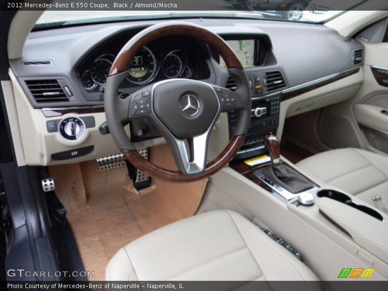 Black / Almond/Mocha 2012 Mercedes-Benz E 550 Coupe