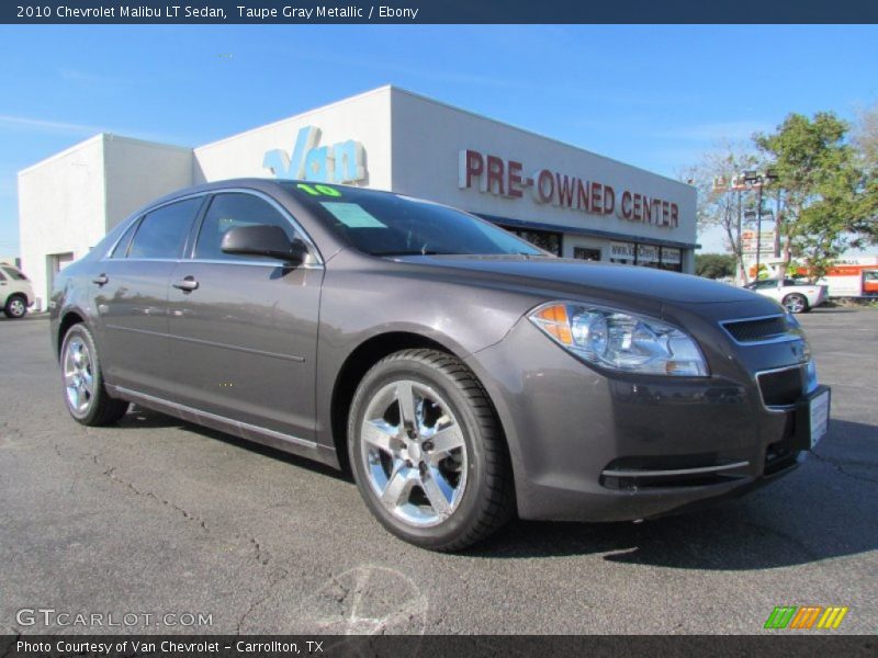 Taupe Gray Metallic / Ebony 2010 Chevrolet Malibu LT Sedan