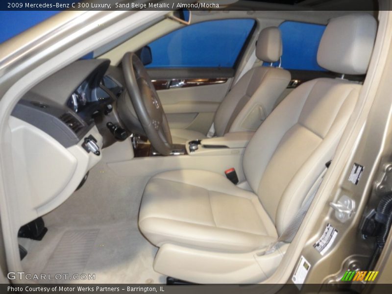 Sand Beige Metallic / Almond/Mocha 2009 Mercedes-Benz C 300 Luxury