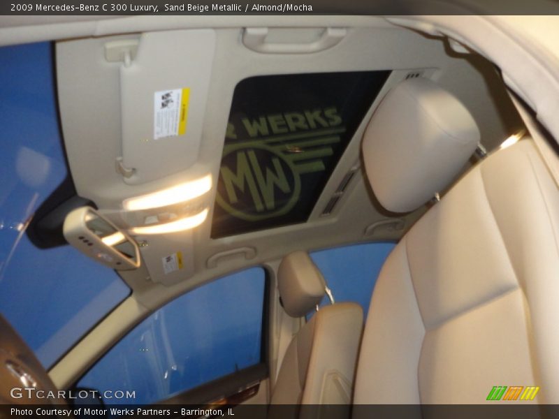 Sand Beige Metallic / Almond/Mocha 2009 Mercedes-Benz C 300 Luxury