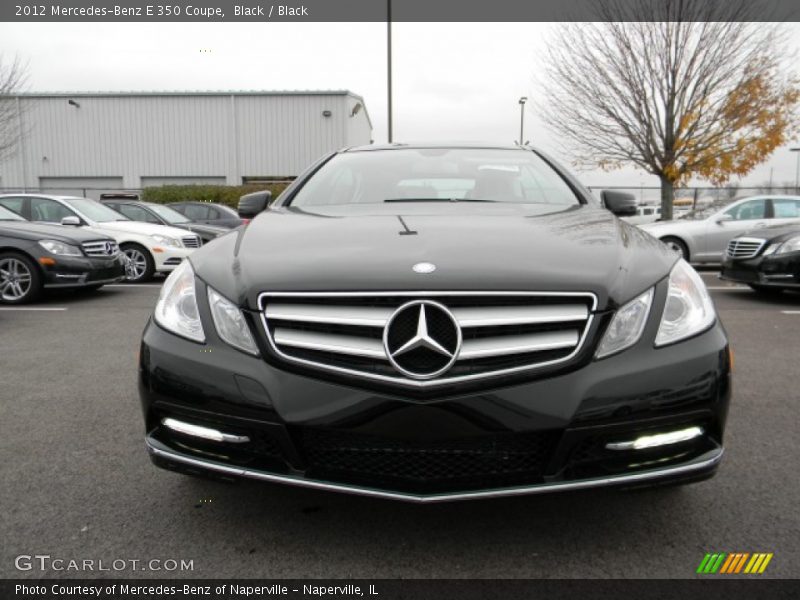 Black / Black 2012 Mercedes-Benz E 350 Coupe