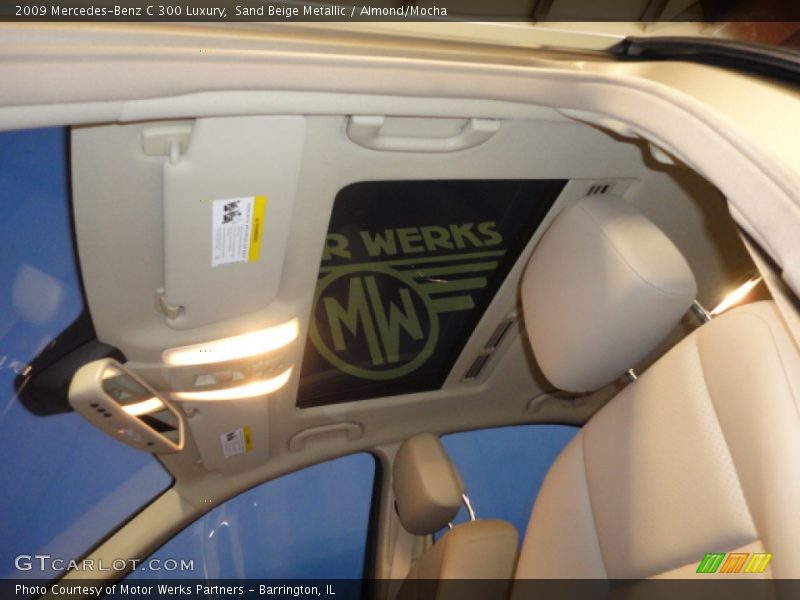 Sand Beige Metallic / Almond/Mocha 2009 Mercedes-Benz C 300 Luxury