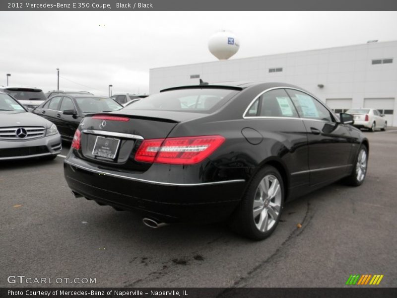 Black / Black 2012 Mercedes-Benz E 350 Coupe