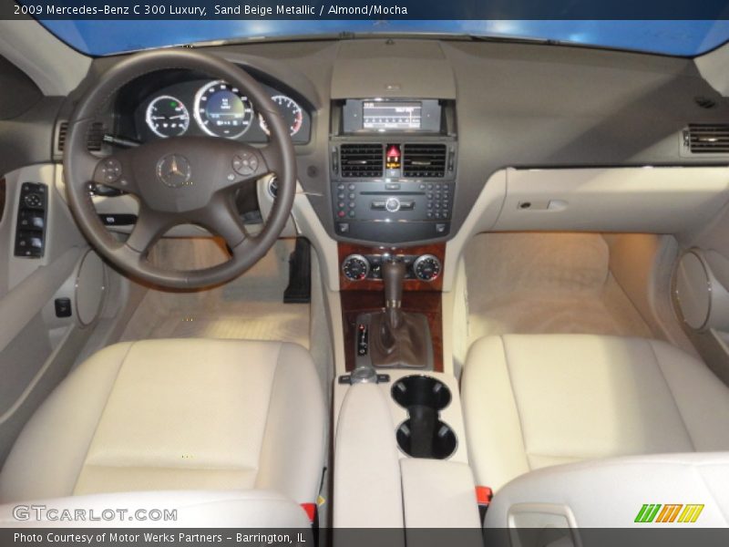 Sand Beige Metallic / Almond/Mocha 2009 Mercedes-Benz C 300 Luxury
