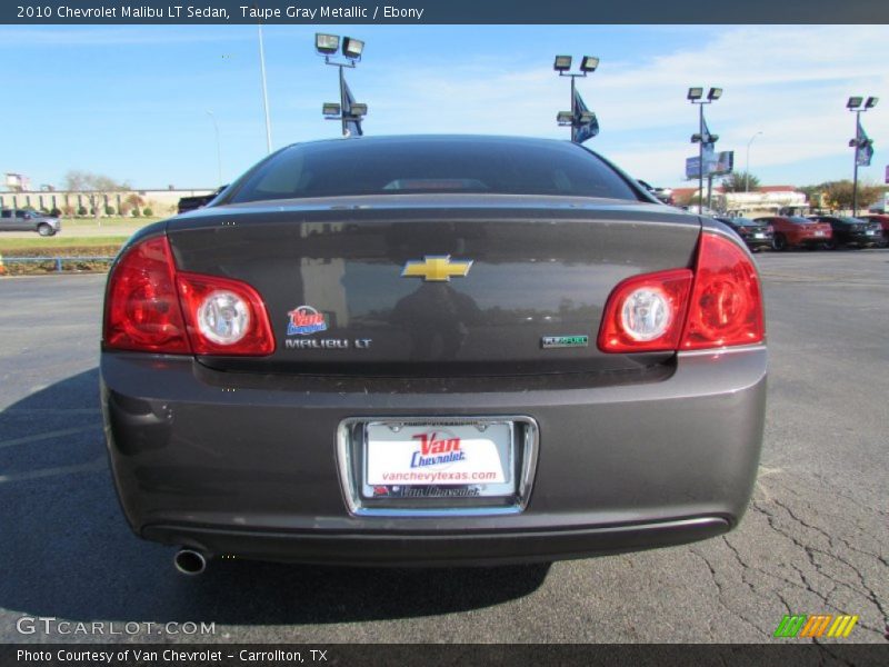 Taupe Gray Metallic / Ebony 2010 Chevrolet Malibu LT Sedan