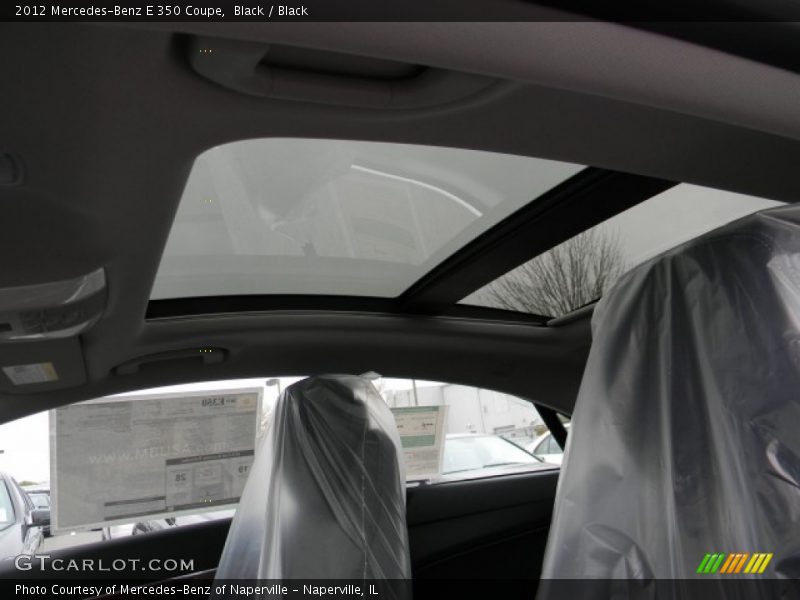 Black / Black 2012 Mercedes-Benz E 350 Coupe